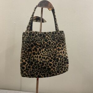 Leopard Print Mini Tote Bag